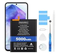 ElephantStory Batterie pour Samsung Galaxy A34 A54 SM-A346 SM-A546, EB-BA546ABY 5000 mAh Capacité Li-polymère Remplacer Interne Batterie avec Guide et Tous Les Outils de Réparation