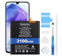 ElephantStory Batterie pour Samsung Galaxy A40 SM-A405F, EB-BA405ABE 3100 mAh Capacité Li-polymère Remplacer Interne Batterie avec Guide et Tous Les Outils de Réparation