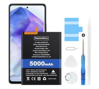 ElephantStory Batterie pour Samsung Galaxy A53 5G SM-A536B, EB-BA336ABY 5000 mAh Capacité Li-polymère Remplacer Interne Batterie avec Tous Les Outils de Réparation