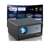 ELEPHAS Projecteur intelligent 4K avec WiFi et Bluetooth - Compatible avec Netflix, Prime Video, YouTube, étanche à la poussière, Dolby Audio, Auto Focus et Keystone PRO UHD HDR 10+ Vidéoprojecteur