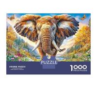 ElephFourmi Puzzle 1000 Pièces, Difficile Puzzles pour Adults EnfFourmi, Jeu De Défi Intellectuel 38x26cm/1000pcs