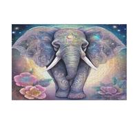 ÉléphFourmi Puzzle EnfFourmis 1000pcs, Puzzles en Bois- Kit Bricolage Relax Jeux pour Adolescents Et Adultes Cadeaux （75×50cm）