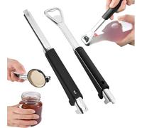 Elepl 2 Pièces Ouvre Boîte Réglable Acier Inoxydable Ouvre Bocaux Multifonction Ouvre Boîte pour Âgées Mains Ouvre Bocal Sans Effort Ouvre Boite pour Cuisine Camping