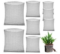 Elepl 8 Pièces Paniers de Plantation Anti-Campagnol Panier de Protection en Acier Inoxydable Grille Métallique pour la Protection des Végétauxde Fleursde Légumes Protection Racine