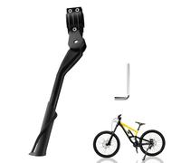 Elepl Bequille Velo 24-29 Pouces Hauteur Réglable Béquilles pour Vélo Tapis De Pieds Antidérapants à Pois Latérale Antidérapante Stable Bequille VTT Convient pour Vélos De Ville VTT