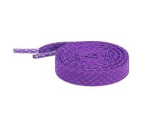 Elerevyo Lacets plats réfléchissants à carreaux bicolores, 2 paires, pour baskets Mauve 120cm/47.2"