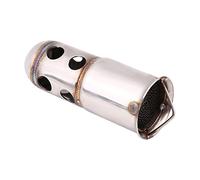 Elerose pour db killer Tuyau d'échappement DB killer,51mm universel moto modifié pot d'échappement silencieux en acier inoxydable détachable tuyau d'échappement DB bruit annuleur