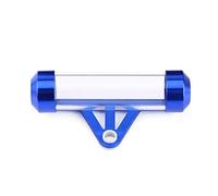 Elerose Vignette Tube Support de Vignette Moto Cylindrique Transparent de Bobine de taxe générale de sécurité de Moto Cadre avec Support étanche Détenteur de Taxe Moto Tube de Disque Fiscal(Bleu)