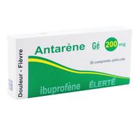 Élerté Antarène Ibuprofène Douleur Et Fièvre 30 Comprimés Pelliculés 200mg