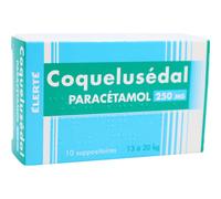 Élerté Coquelusedal Paracétamol 250mg 10 Suppositoires