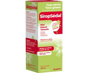 Élerté SiropSédal Sirop Toux Sèche/Toux Grasse Flacon 125ml
