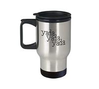 Eletina Tasse à café « Mom and Dad Yada Yada » (voyage) Seinfeld Tv Show Gag Shirt Artwork Merchandising Accessoires Articles fantaisie décalcomanie Tasse à café Cadeau 414 ml