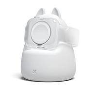ELETIUO Support d'affichage de charge compatible avec Apple Watch Series 49/45/44/42/41/40/38 mm iWatch Ultra/8/SE2/7/6/SE/5/4/3/2/1, support de station de charge en silicone avec oreilles mignonnes,