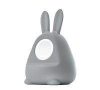 ELETIUO Support de chargeur en silicone compatible avec Apple Watch Series 8/Ultra/SE2/7/6/SE/5/4/3/2/1 (49/45/44/42/41/40/38 mm), station de charge Bunny iWatch compatible avec le mode table de nuit,