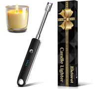 Eletorot Briquet Electrique, Allume Bougies Rechargeable USB Allume Feu Electrique, Briquet Long pour Allumer Les Plaques de Cuisson, la Cheminée, Le Four, Une Bougie