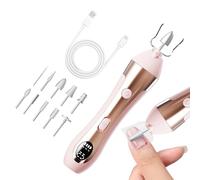 Elettrica Per Unghie - Strumento Elettrico Per Pedicure | Attrezzo Manicure Elettrico Per Unghie | 10 Velocità Con Luce LED par personne Anziane Principianti Casa E Salone | Elettrica
