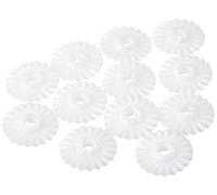 ELETTRO CENTER Art.137 Lames Rechange dentelées pour tagliafacile, Derlin, Blanc, 12 unités