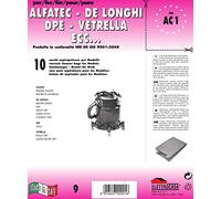 Elettrocasa AC1 Lot de 2 x 10 Sacs en Papier pour Protection moteur d’Aspirateurs Bidons