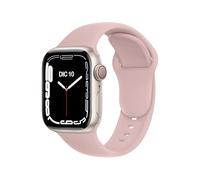 ELETTRONEO C1B Bracelet Sport pour Apple Watch Band Ultra 3 2 49mm, Series 11 10 46mm, 9 8 7 45mm 41mm, SE 6 5 4 44mm 40mm, 3 2 1 42mm 38mm Femme Homme Silicone,Rose Millennial