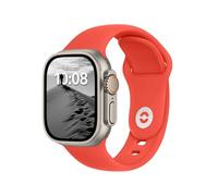 ELETTRONEO SB Bracelet Sport pour Apple Watch Band Ultra 2 49mm, Series 10 46mm, 9 8 7 45mm 41mm, SE 6 5 4 44mm 40mm, 3 2 1 42mm 38mm Femme Homme Silicone, Rose du Texas