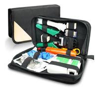 ELEUTH 9 en 1 Kit D'outils de Réseau Professionnel, Testeur de Network Câble Réparation d'Ordinateur, Testeur de Câble LAN, Réseau Ensemble d'Outils pour Bricolage Ménage l'Usine