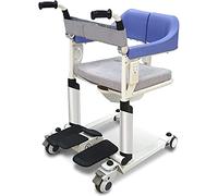Elevador Fauteuil roulant pour patient pour la maison, chaise de douche en libre-service avec siège divisé à 180 °, chaise percée de chevet pour patients infirmiers paralysés