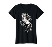 Élevage équestre Blanc Shire Horse T-Shirt Graphique avec Valeur