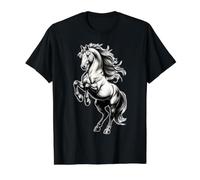 Élevage équestre Blanc Shire Horse T-Shirt Graphique avec Valeur
