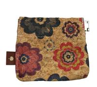 Elevanty - Porte-monnaie en liège avec fermeture à cerclage petit, léger et confortable, dimensions : 10 cm x 9 cm, Liège, Élégant