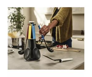 Elevate Carrousel Lot de 6 ustensiles de cuisine avec portoir rotatif Joseph Joseph