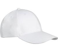 Elevate - Hommes/Femmes Unie 6 Segments - Casquette "Davis" PF3540 (Taille unique) (Blanc)