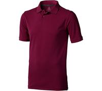 Elevate - Lot de 2 Polos Manches Courtes Calgary - Homme (L) (Bordeaux)