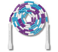 Elevate Rope Beaded Jump - Professional jump with an adjustable length up to max. 3 mt, thickness 3 mm poly cord/8mm including beads, weight 0.1 kg (Elevate)