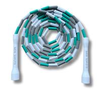 Elevate Rope Beaded Jump - Professional jump with an adjustable length up to max. 3 mt, thickness 3 mm poly cord/8mm including beads, weight 0.1 kg (Wisdom)