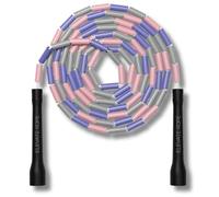 Elevate Rope Corde à Sauter à Perles Réglable 3 m - Apprendre le Rythme & le Contrôle - Corde d’Entraînement Durable pour Cardio, Freestyle & Débutants