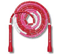 Elevate Rope Corde à Sauter à Perles Réglable 3 m - Apprendre le Rythme & le Contrôle - Corde d’Entraînement Durable pour Cardio, Freestyle & Débutants