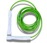 Elevate Rope Corde à sauter Max (Venom) - Vert clair - En PVC résistant - Avec noyau en nylon - 5 mm d'épaisseur - 3 m maximum - Poignées solides - 1 blanc, 1 vert clair