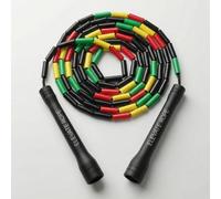 Elevate Rope Corde à Sauter Perlée Réglable 320 cm Débutant Cardio | Perles PVC de 2,5 cm pour le rythme et le contrôle, ne s'emmêle pas, sans roulement