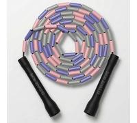 Elevate Rope Corde à Sauter Perlée Réglable 320 cm Débutant Cardio | Perles PVC de 2,5 cm pour le rythme et le contrôle, ne s'emmêle pas, sans roulement
