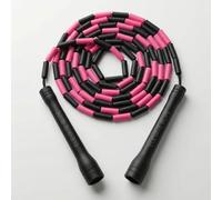 Elevate Rope Corde à Sauter Perlée Réglable 320 cm Débutant Cardio | Perles PVC de 2,5 cm pour le rythme et le contrôle, ne s'emmêle pas, sans roulement
