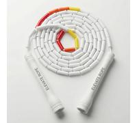 Elevate Rope Corde à Sauter Perlée Réglable 320 cm Débutant Cardio | Perles PVC de 2,5 cm pour le rythme et le contrôle, ne s'emmêle pas, sans roulement