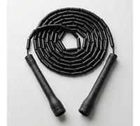 Elevate Rope Corde à Sauter Perlée Réglable 320 cm Débutant Cardio | Perles PVC de 2,5 cm pour le rythme et le contrôle, ne s'emmêle pas, sans roulement