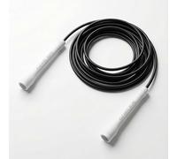 Elevate Rope Corde à sauter professionnelle de vitesse, corde à sauter réglable de 3 m, PVC de 5 mm avec noyau en nylon pour cardio (Noir)