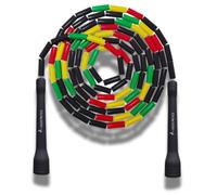 Elevate Rope Corde à sauter professionnelle perlée - 3 m réglable, perles de qualité et cordon en poly - Pour freestyle, cardio et tours - Convient à tous les niveaux et à l'intérieur et à l'extérieur