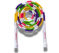 Elevate Rope Corde à sauter professionnelle perlée - 3 m réglable, perles de qualité et cordon en poly - Pour freestyle, cardio et tours - Convient pour tous les niveaux et utilisation intérieure et