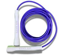 Elevate Rope Corde à sauter professionnelle réglable de 3 m en PVC de 5 mm avec noyau en nylon pour cardio, double unders et crossfit (violett)