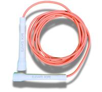 Elevate Rope Corde à sauter professionnelle réglable de 3 m en PVC de 5 mm avec noyau en nylon pour cardio, double unders et crossfit (MATTE PINK)
