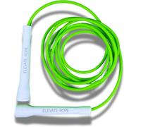 Elevate Rope Corde de Vitesse Professionnelle - Corde à Sauter Réglable de 3 m, PVC de 5 mm avec Noyau en Nylon pour Cardio, Double Unders et Crossfit - Corde à Sauter Durable Convient pour Intérieur