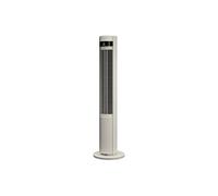 Duux Elevate Ventilateur Tour - 26 Vitesses, 80° Oscillation, Seulement 25dB, Ionisateur, Minuterie (1-12h), Mode Sommeil, Tactile & Télécommande - Ventilateur Silencieux pour Chambre/Bureau - Greige