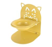 Elevated Cat Bowls, Removable Pet Feeder, Non-Slip Metal Stand, Raised Design, Reduces Neck Strain, Easy to Clean, Ideal for Home Apartment Car Outdoor Indoor Use, 19.5x16.5x16cm
